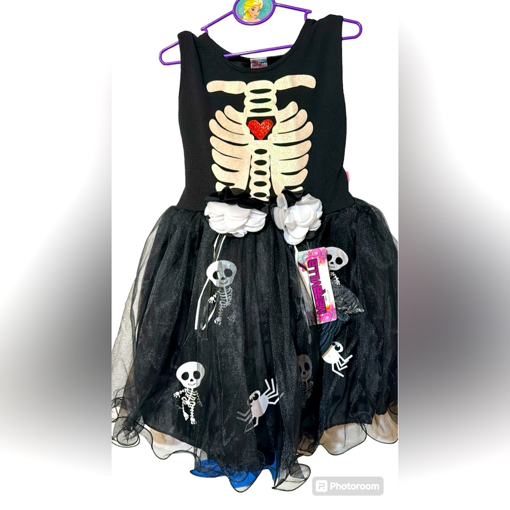 Vestido de halloween calavera 💀